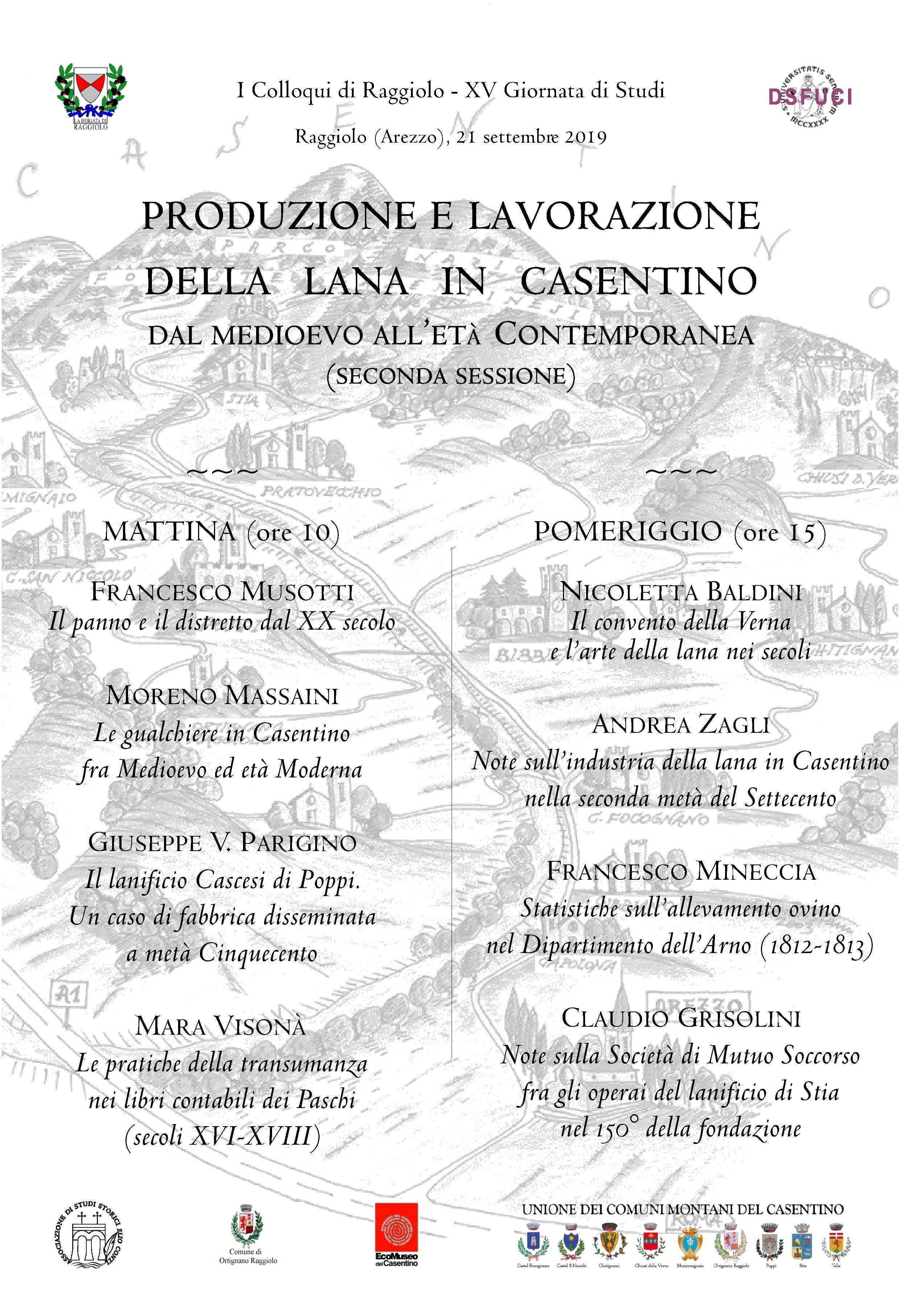 Colloqui di Raggiolo 2019